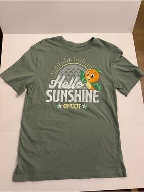 2025 Disney Parks Hello Sunshine Orange Bird Shirt Small New